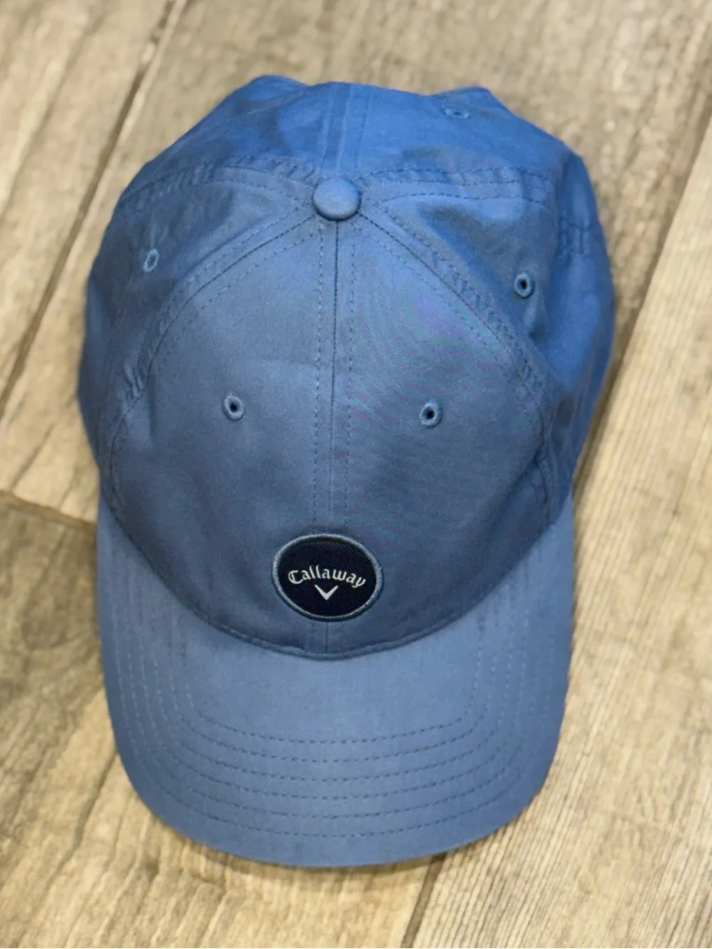 2 Callaway Heritage Twill Adjustable Golf Hats Unstructured Blue & White NWOT